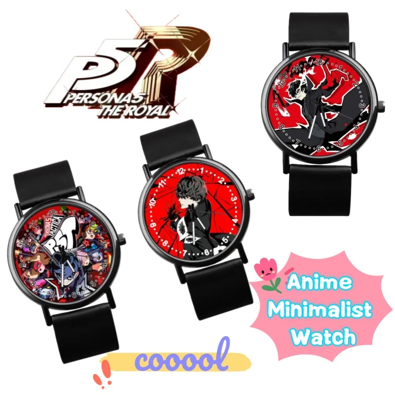 

persona Ryuji Sakamoto Futaba Sakura High-value Creative Personality Watch Boys and Girls Casual All-match Watch Birthday Gift