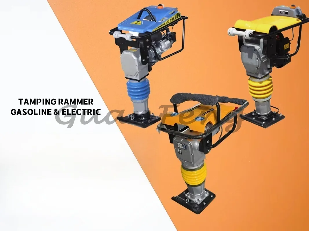 220V/380V Electric Vibratory Tamping Rammer,   Impact Compactor for Gravel Asphalt Pavement