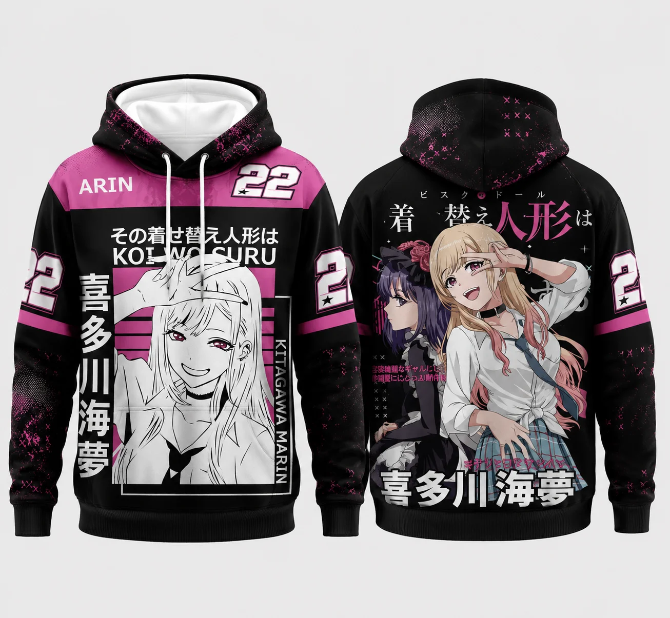 3D Printed Men's and Women's Universal Hooded Sweatshirt, Fall and Winter Pullover, Tank Top, Anime Print Comic Cosplay Harajuku