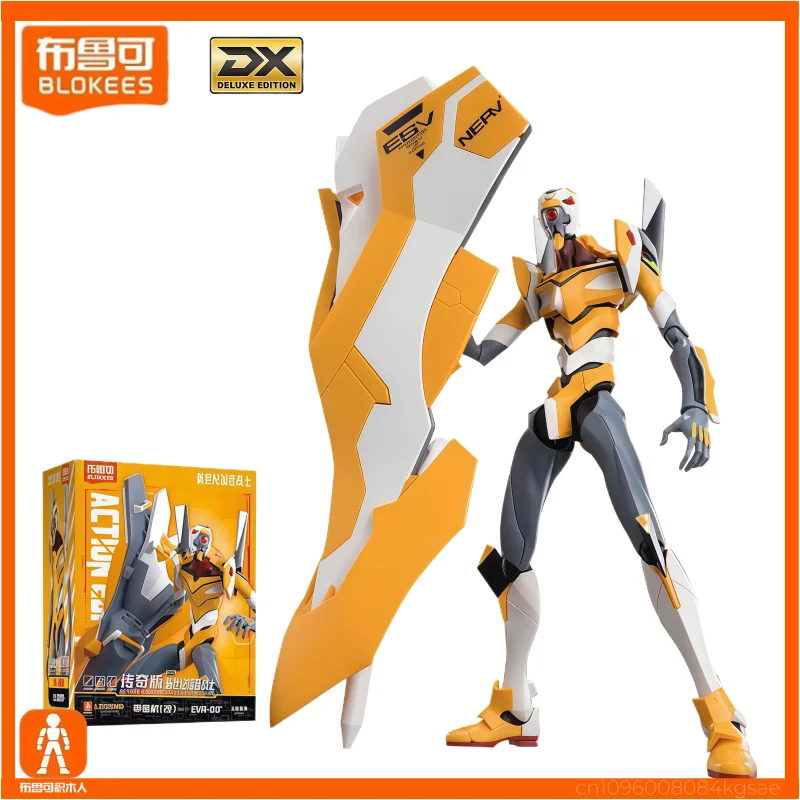 

New Blokees Neon Genesis Evangelion Building Blocks EVA00 Assembled Action Figure Toy Movable Model Decoration Children's Gifts