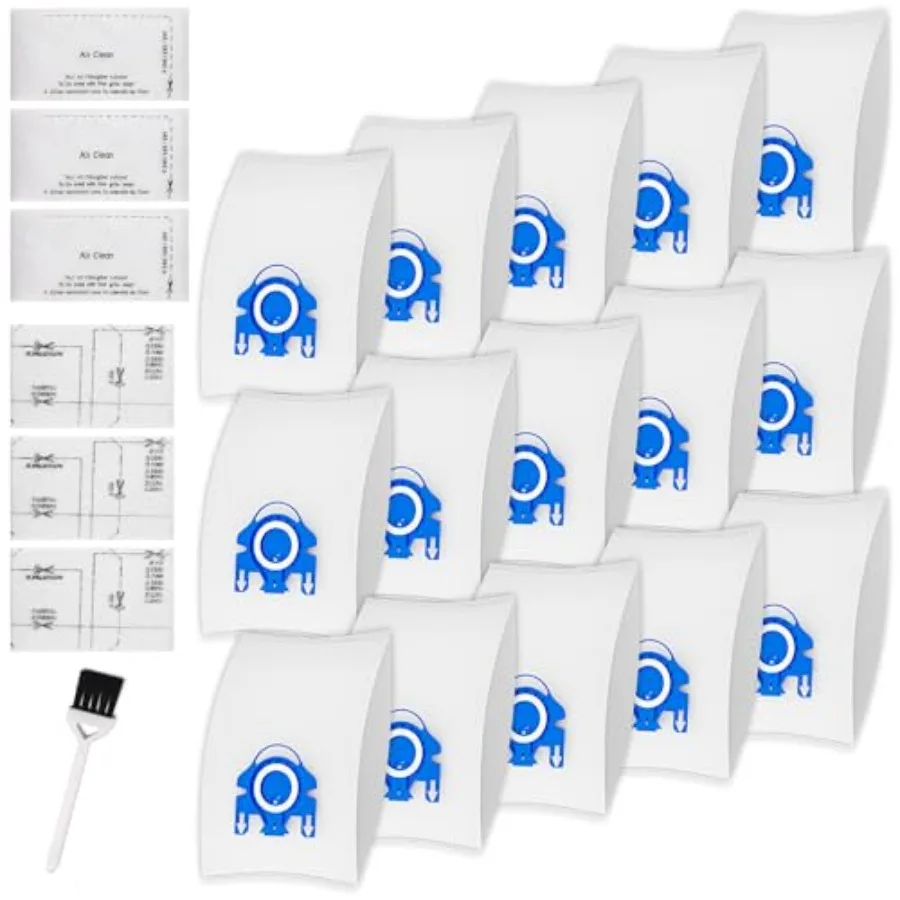 

Vacuum Cleaner Bags Fit for Miele Classic C1 Complete C1 C2 C3 S227 S240 S270 S400 S2 S5 S8 Series, Include s 3D Efficiency Air