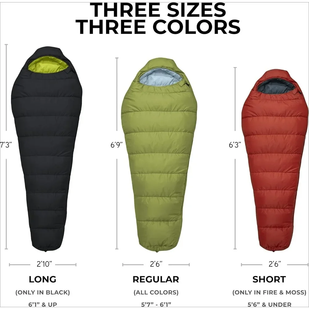 Sleeping Bag, Sports Ultralight  Perfect for Backpacking,Hiking and Camping  3-4 Season Sleeping Bag  Free Stuff Sack Included