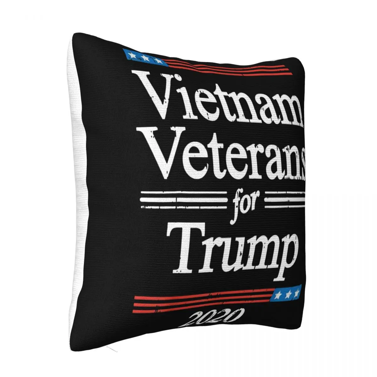 Vietnam Veterans For Trump 2020 Usa Flag Republican Gop Gift Funny Gift Dj Pillow Case