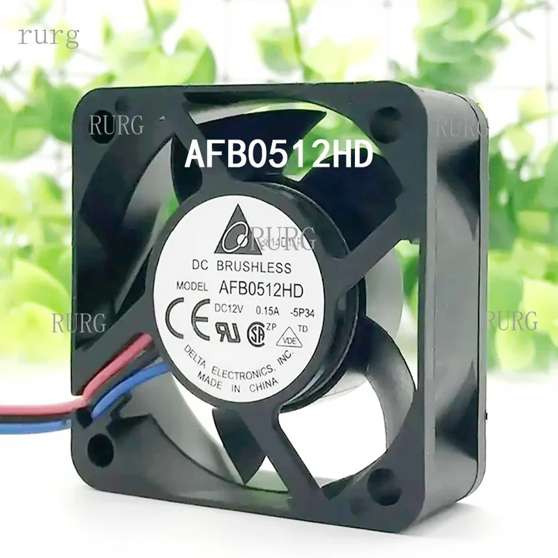 R+ New Delta computer case cooling fan, complete with box, 50*20 mm, AFB0512HD, DC12V, 0.15A