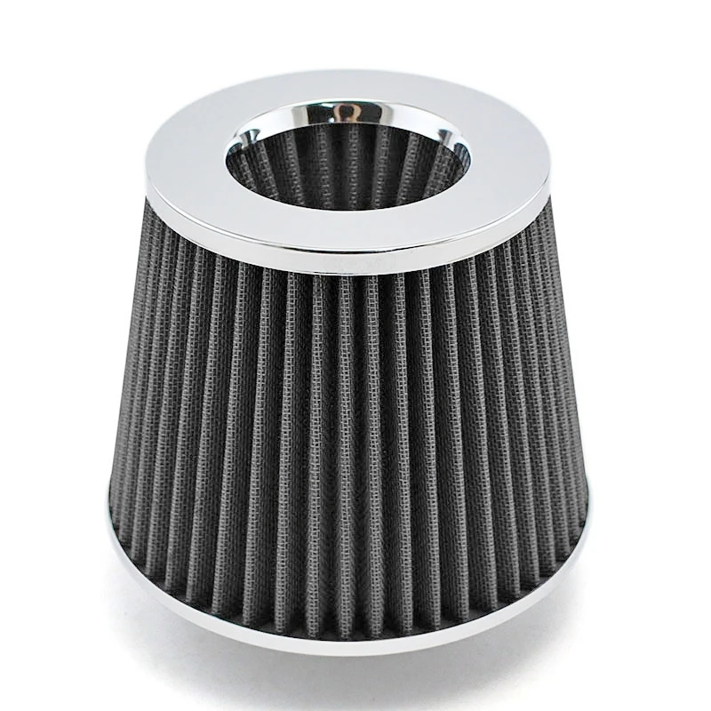 Performance Air Intake Filter High Flow 76mm Sports Racing Car Tuning Cold Mushroom Head 6 Inch Cone Airfilter  Universale