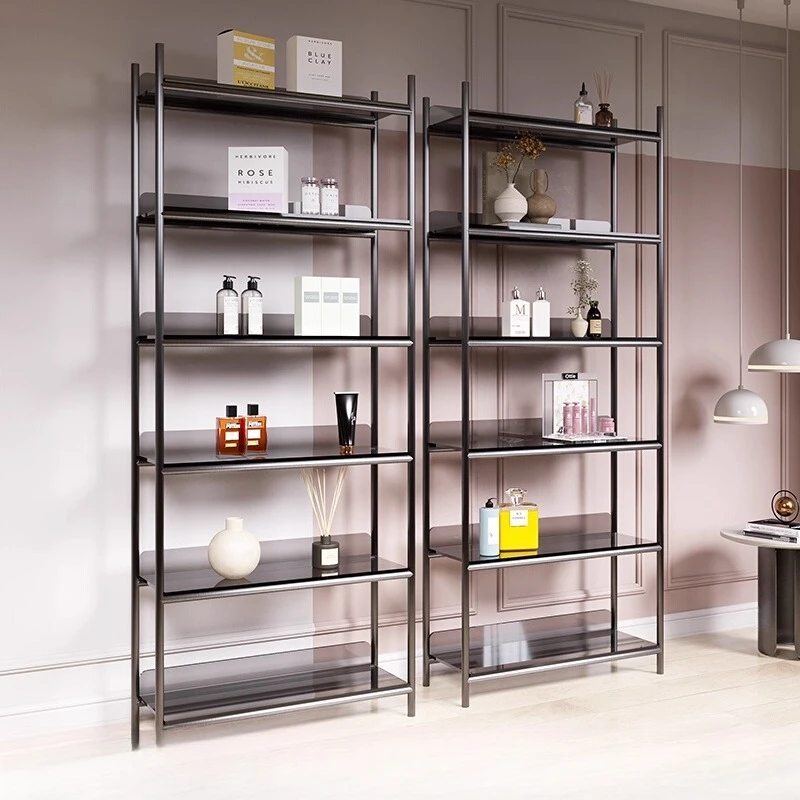 

Simple commercial display cabinet Skin care products Beauty salon Product display rack Storage cabinet Multi-layer
