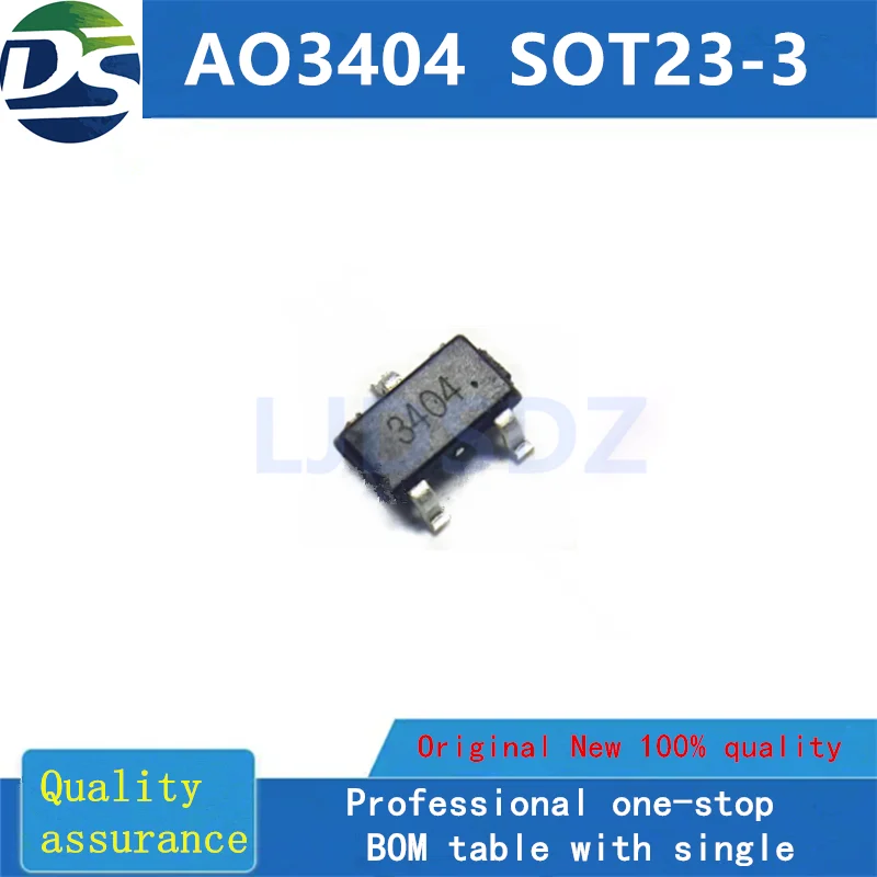 20 PÇS/LOTE  AO3404  SOT23-3   NEW  IN  STOCK