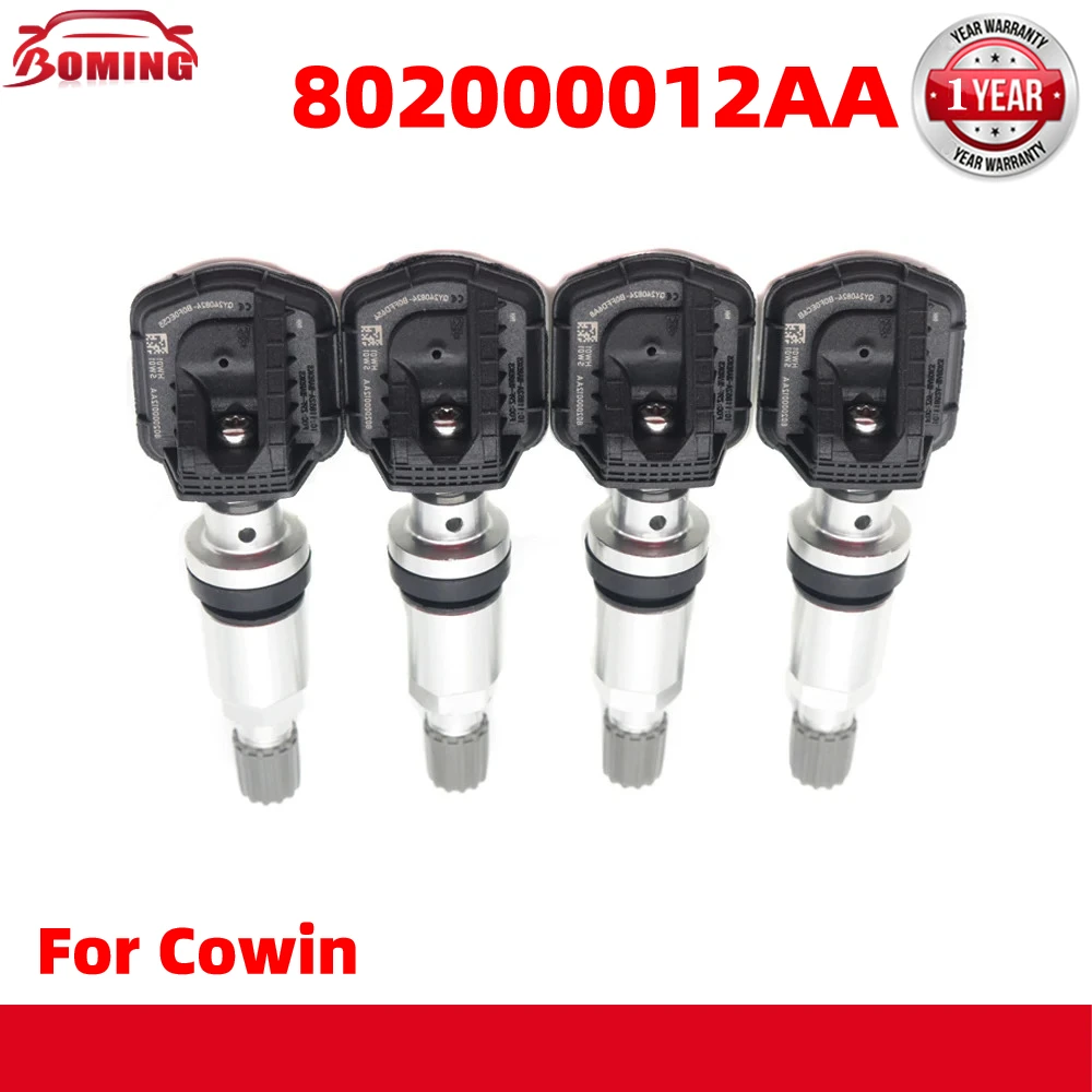 

Датчик контроля давления в шинах TPMS 433 МГц 802000012AA для Cowin Showjet ‌ 2020/06-2025/12 для Chery Tiggo 2 3 4 7 8 8 PLUS E3 E 5X