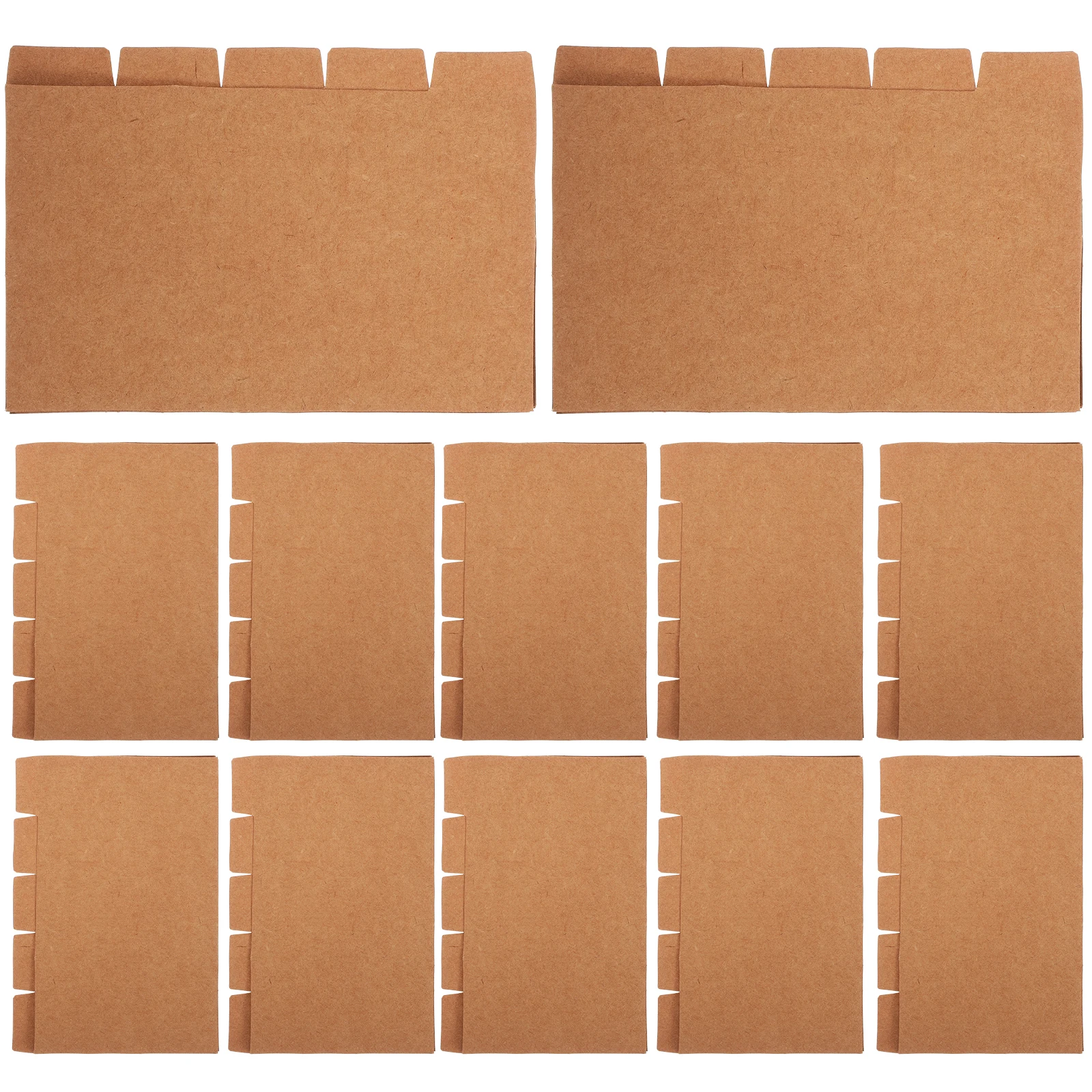 

20 Sets 3x5 Inches Oxford Index Cards Dividers Paper Binder Notebook Tabs Storage Guide Card Page ganizers