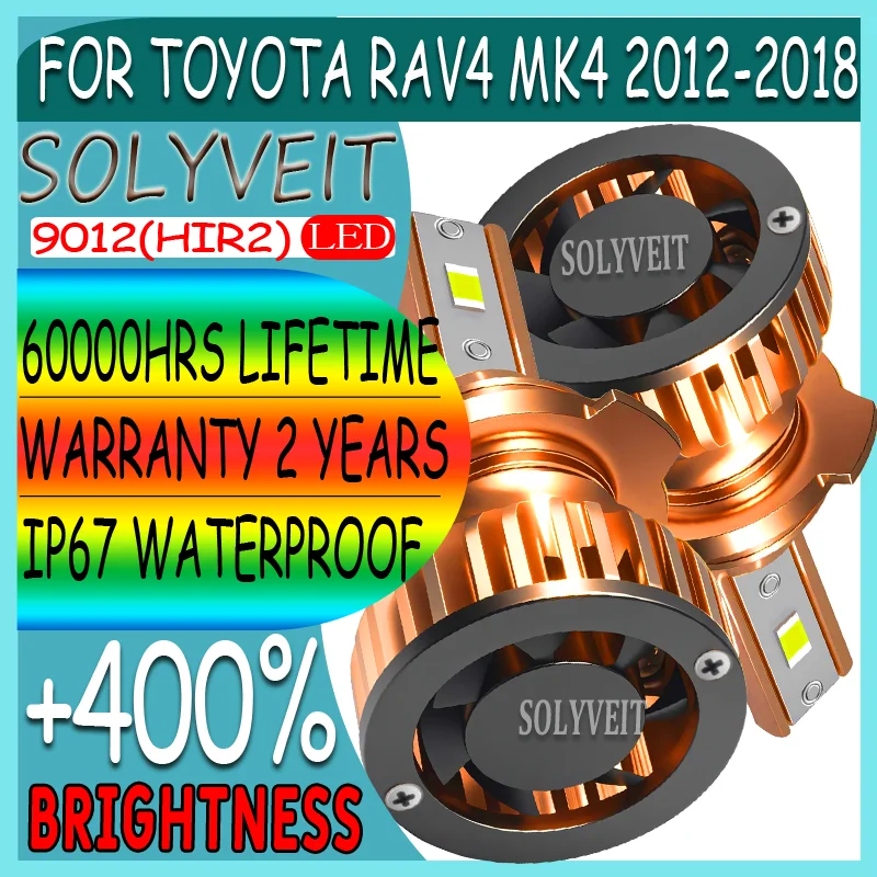 

Easy Installation Reliable Night Driving Waterproof LED Headlight For Toyota RAV4 MK4 2012-2018 2013 2014 2015 2016 2017 2018