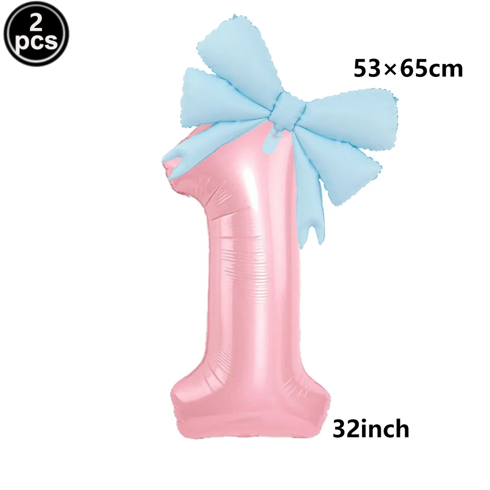 32 Zoll rosa und schwarze 0–9 Aluminiumfolien-Zahlenballons, rosa Schleifenballons, Jahrestag, Mädchen, Geburtstag, Babyparty, Party-Dekoration – Detail 2