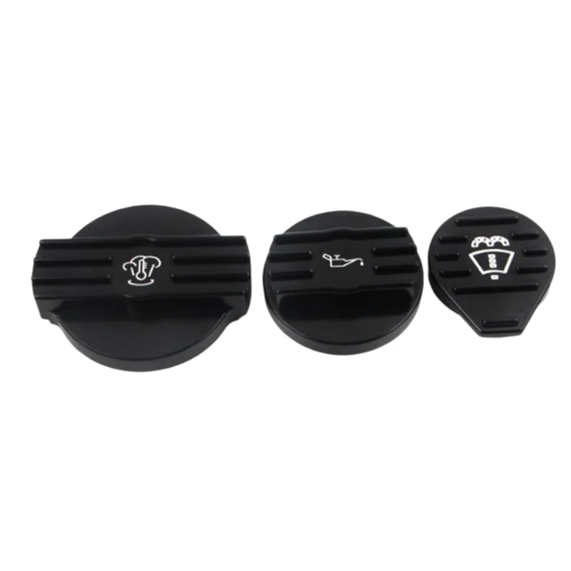 

ABXN-Car Windshield Washer Reservoir Tank Cap Oil Cap Coolant Cap For VW EA888 Engine