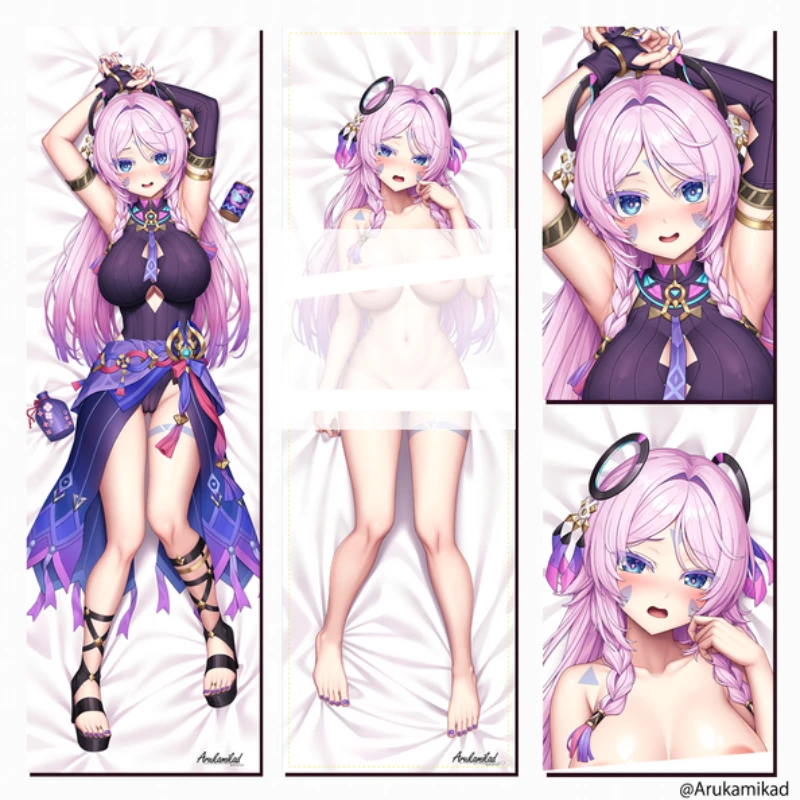 

Genshin Impact аниме обнимающее тело наволочка Galgame персонаж Lumine Dakimakura чехлы постельные принадлежности украшают наволочки