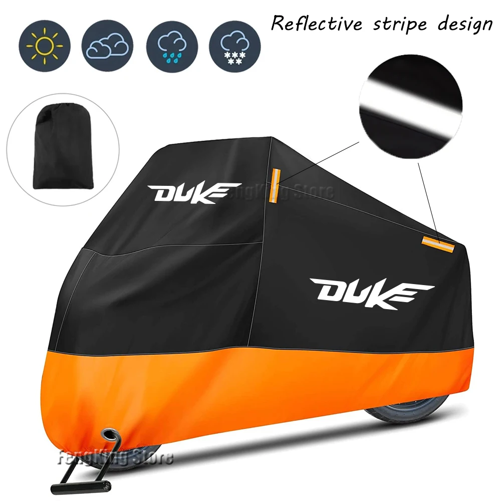 

For KTM Duke 125 200 390 790 990 1190 1090 Motorcycle Cover Waterproof Outdoor Scooter UV Protector Dust Rain Cover