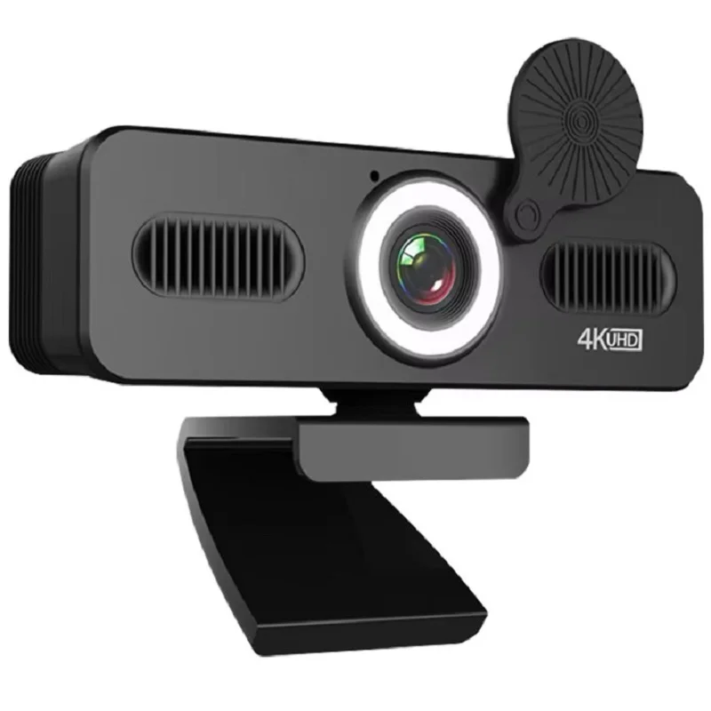 4k 2K USB Webcam 1080P Web Camera With Microphone Fill-in Light For PC Computer Laptop YouTube Video Camera With Webcam Cover