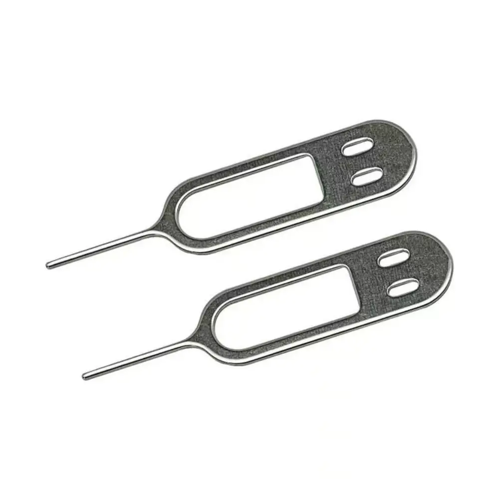 100Pcs Stainless Steel SIM Card Tray Ejector Pin Portable Anti-Lost SIM Card Removal Tool Compact Precision Tool