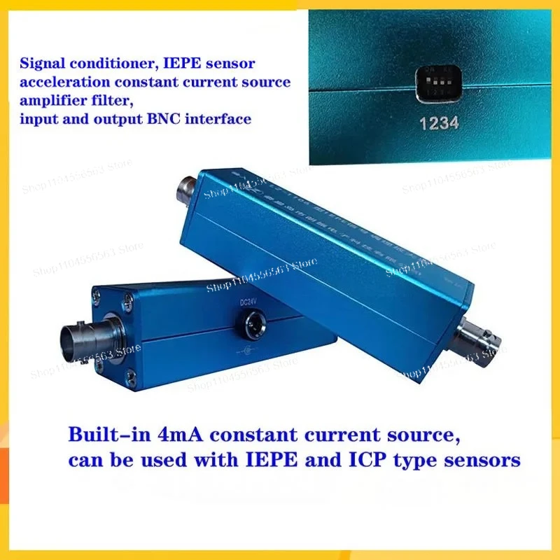 مكيف إشارة كسب سبع سرعات، فلتر مكبر للصوت بمصدر تيار مستمر لتسريع الاستشعار، واجهة BNC