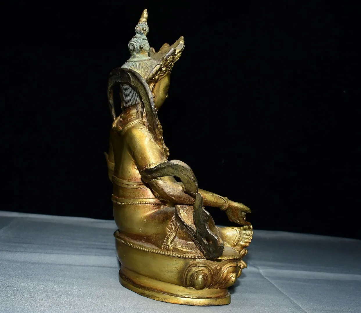 Exquisite Copper Flow Golden God of Wealth