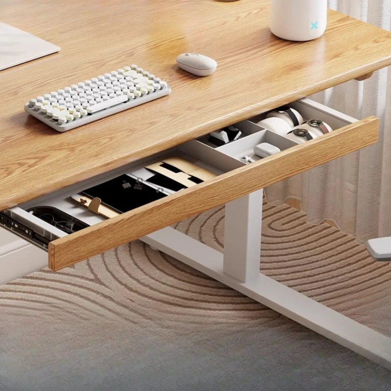 Under Desk Drawer Organizer Pull-pull Wooden Storage Shelf for Study Stationery Storage Solid Wood Office Desk Storage Accessory