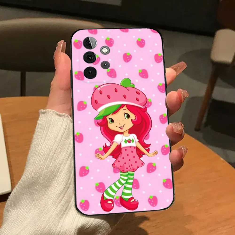 Cartoon  S-Strawberry S-Shortcakes-S  Phone Case For Samsung Galaxy A13,A21s,A22,A31,A32,A52,A53,A71,A80,A91 Soft Black Shell