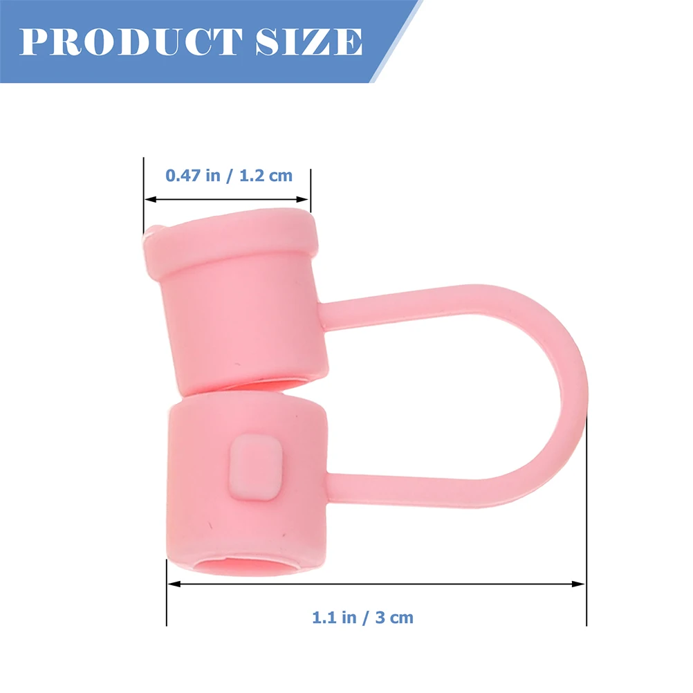

30pcs Straw Reusable Tips Protector Cap Drinking Straws End Plug Set Straw Tips Plug Party Picnic Bar Accessories