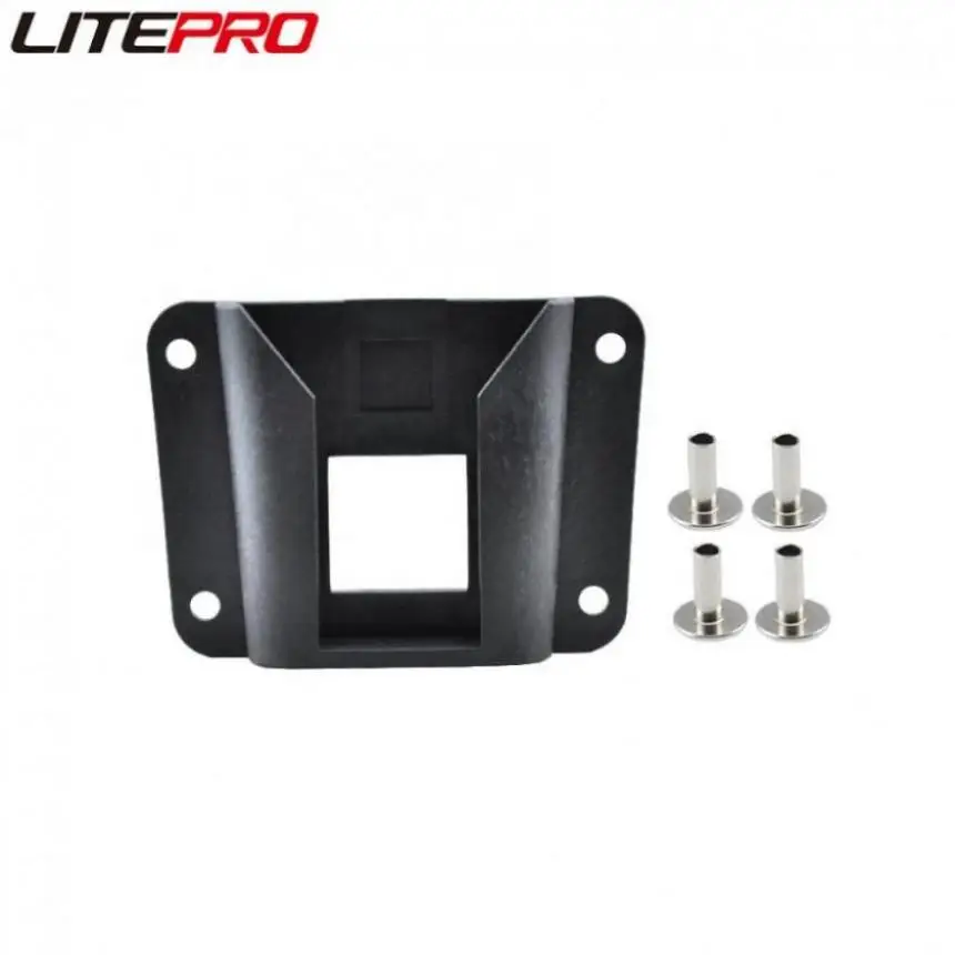 LP Litepro الصلب شل التخزين Panniers حامل بلاستيك مشبك مع مسامير للدراجات Brompton لتقوم بها بنفسك خنزير الأنف حقيبة محول