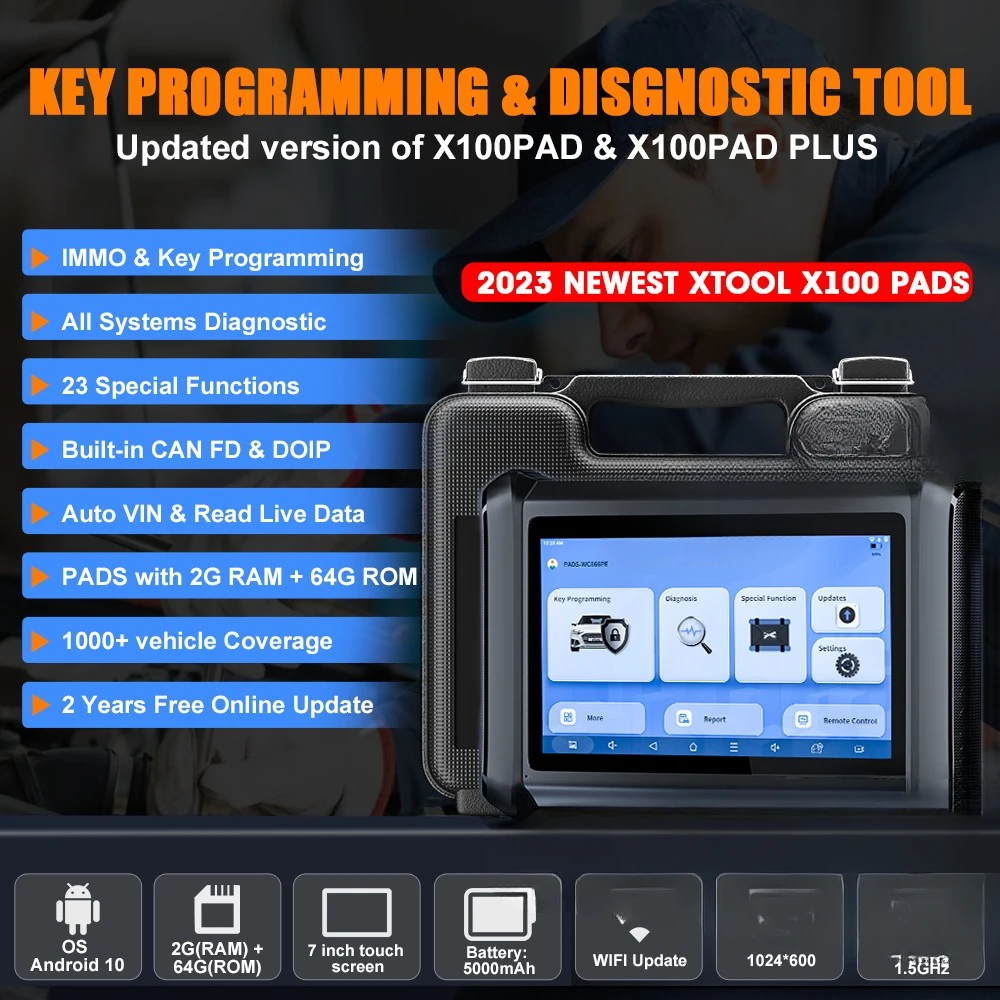 X100 PADS Key Programmer Langren Car Key Matching Programmer Overseas