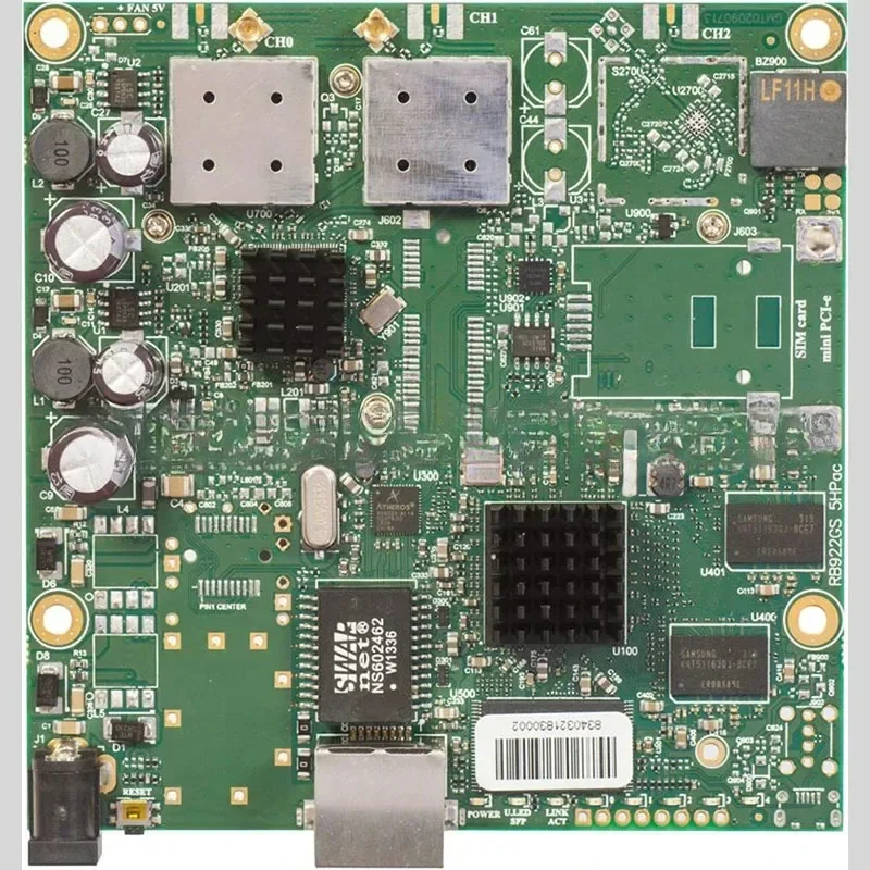 

RB911G-5HPacD 802.11Ac 600Mbps Wireless Bridge CPE