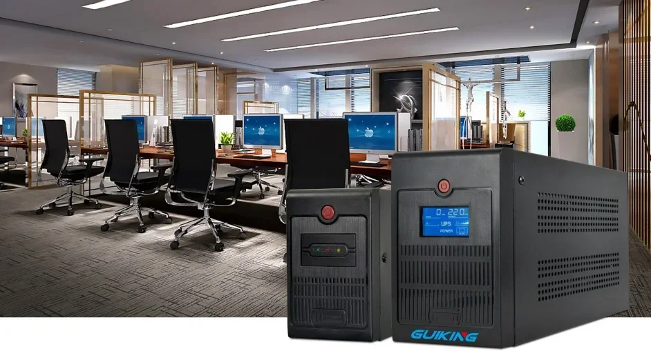 オンラインUPS 600VA 2000VA 3000VA 無停電電源装置、エコバッテリーバックアップとサージプロテクター搭載、オフィス用