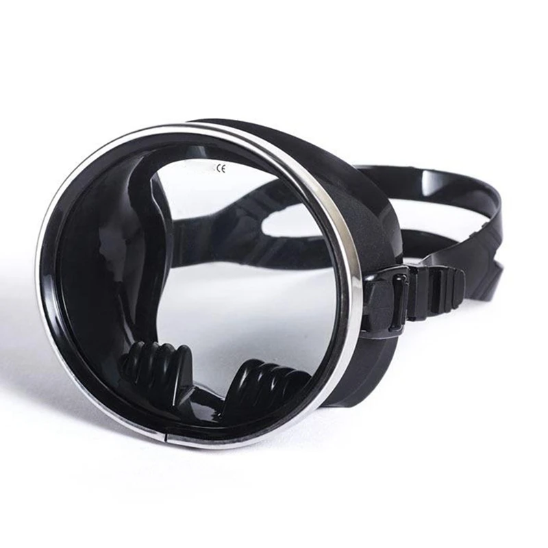 Hd Diving Glasses Goggles Toughened Glass Lenses Stainless Steel Fishing Goggles Adult Diving Equipment