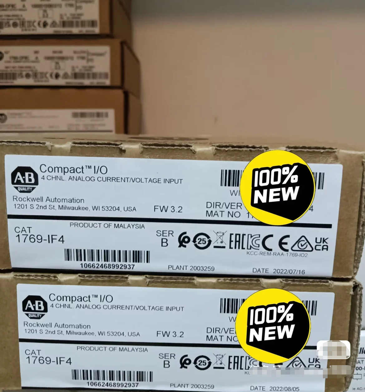 

1PC NEW AB 1769-IF4 1769IF4 B IN BOX BRAND