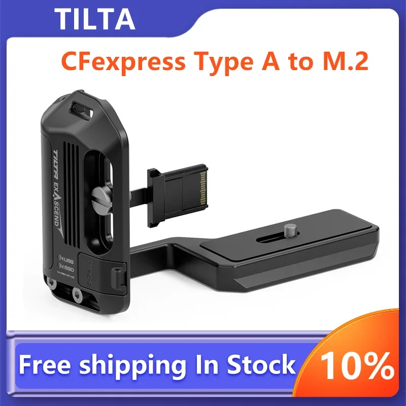 TILAT TA-SSH-CFA-M2 Tilta CFexpress Type A to M.2 Side Storage Handle with Sony A1, A7S3, A7M4, FX3 FX30 Cameras and Tilta Cages