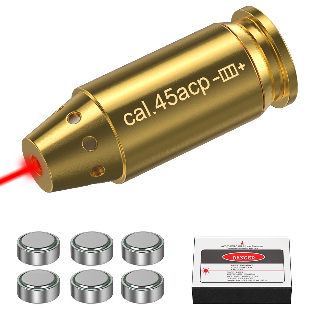 Calibro Specifico per .45 ACP | Inserimento Diretto del Cilindro | Nessun adattatore necessario | Aderenza perfetta per un allineamento preciso.