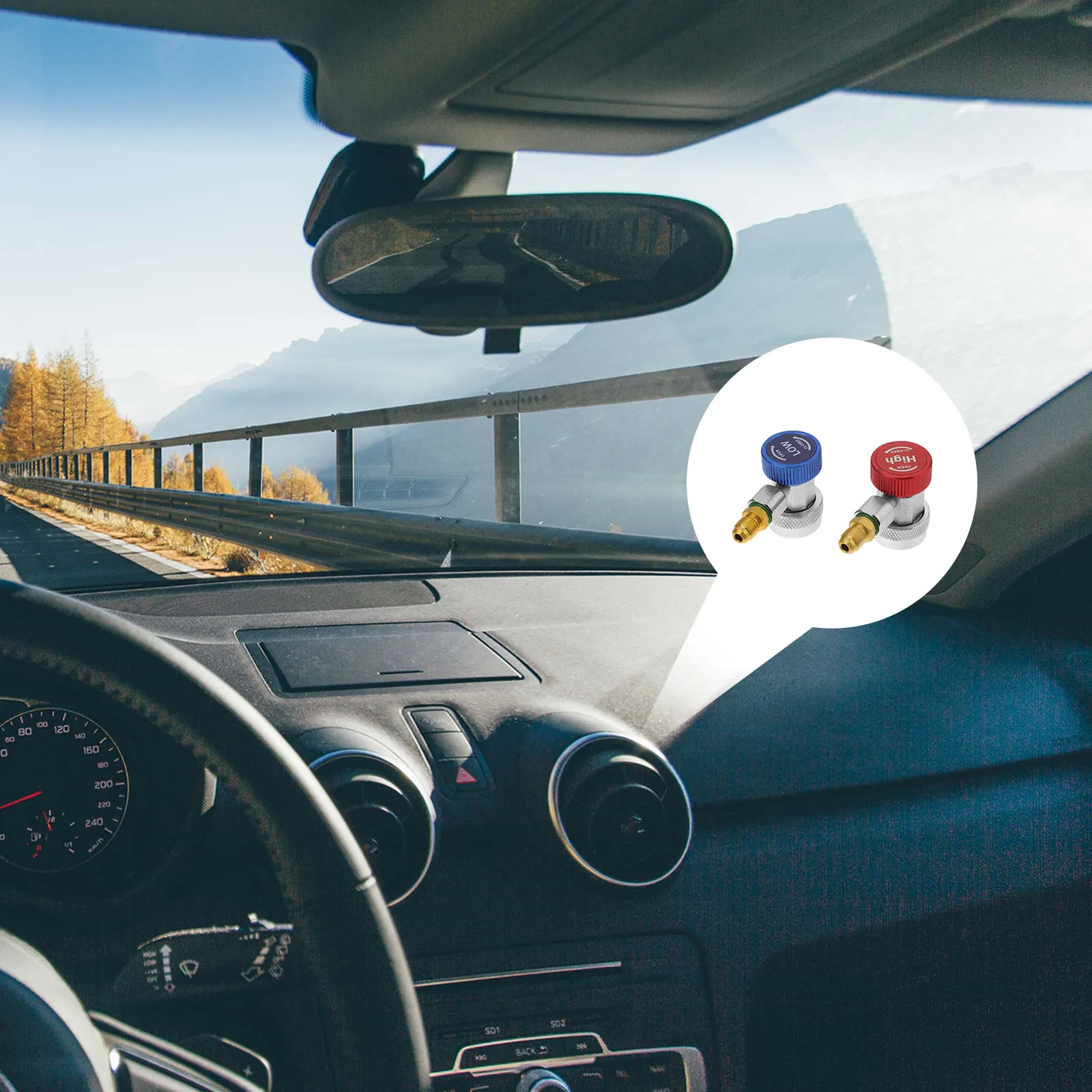 

Быстросъемный адаптер R134a для высокого и низкого давления, второе поколение, регулируемый соединитель для заправки автомобильных кондиционеров, муфта R134a