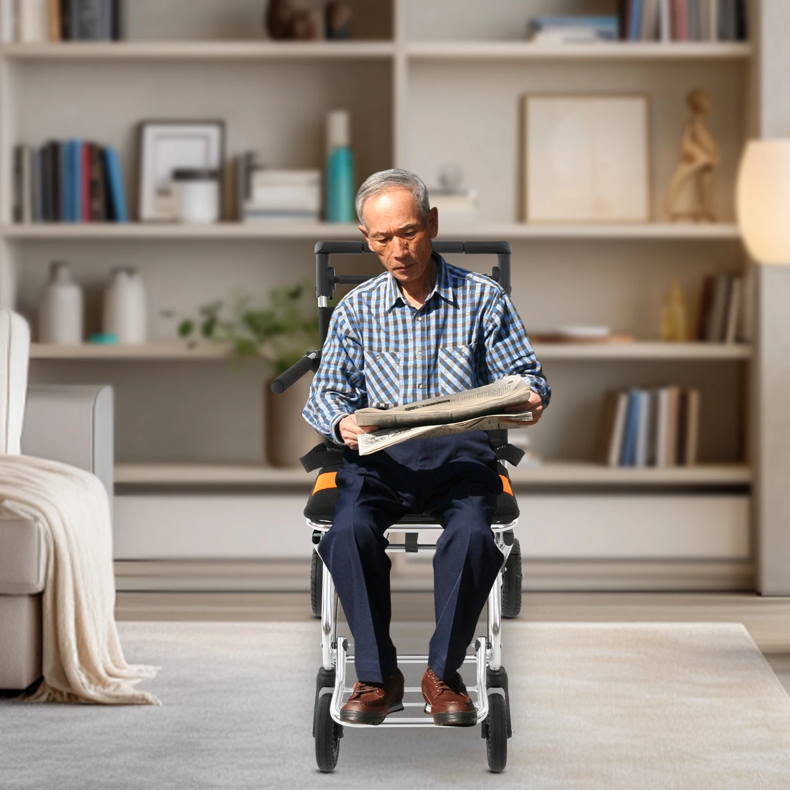 Portable Folding Wheelchair 7