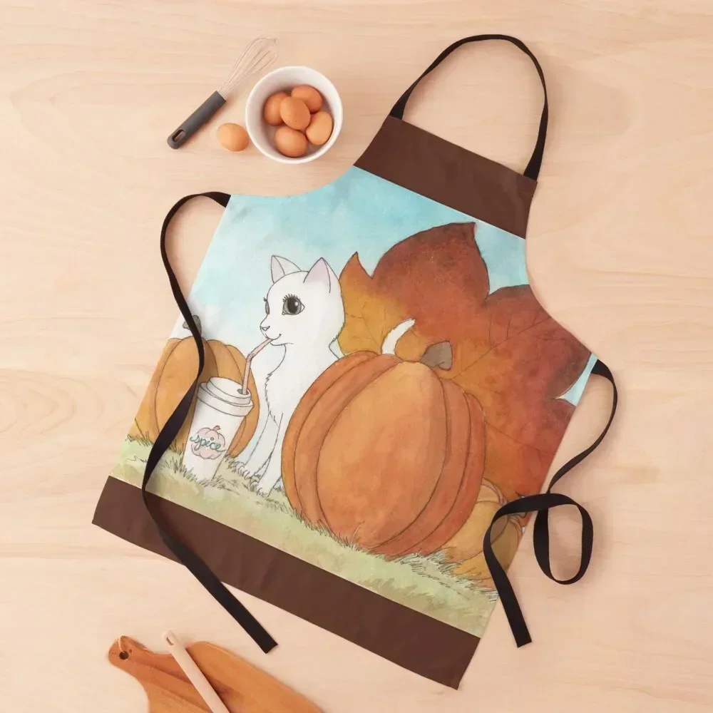 

Pumpkin Spice Apron cleanings Waterproof Men gift christmas Apron