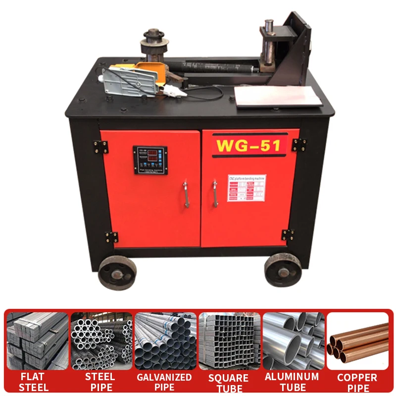 WG-25/38/51 Hydraulic Automatic CNC SS Square Steel And Tube Bending Hines Pipe Bender pipe bending machine