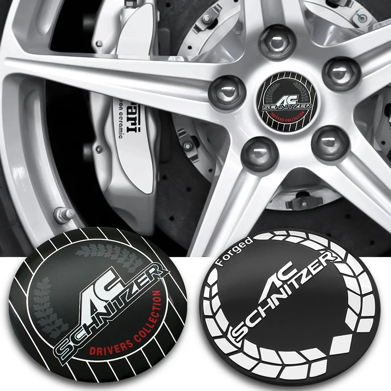 Aluminum 56mm Racing Badge Car Wheel Center Hub Caps Emblem Stickers For Audi Mercedes Benz Cadillac Jeep Dodge Mazda Honda SEAT