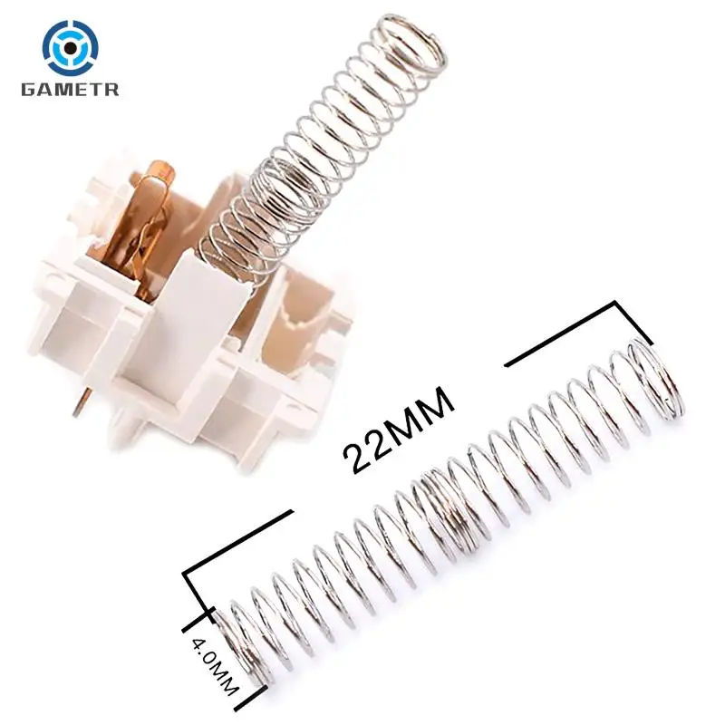 110Pcs 22mm Mechanical Keyboard Switch Spring Two-Stage Gamer Custom Gateron Cherry Mx Switch Spring 30 40 45 50 65 70 80 Force