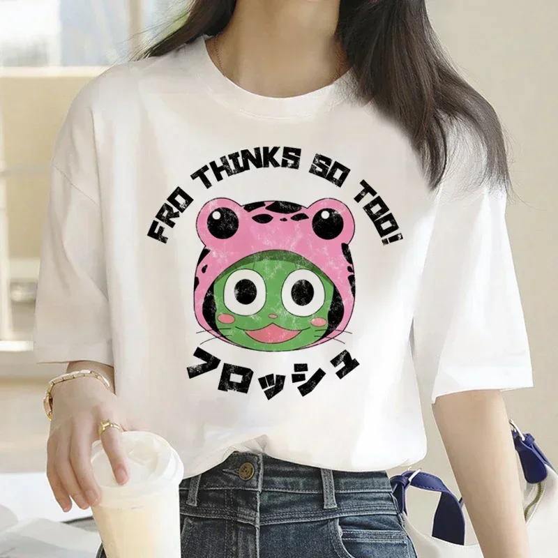 Fairy Tail Tshirt T-shirt Women Kawaii Tumblr Couple Clothes White Tshirt Streetwear Fashion Fan Essentials Daily Casual Tee