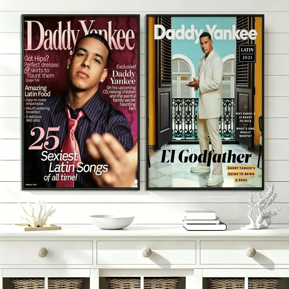 music Daddy Yankee Poster Poster HD Trendy SelfAdhesive Wall Art Print For Living Room Bedroom Dorm Office Home Gift