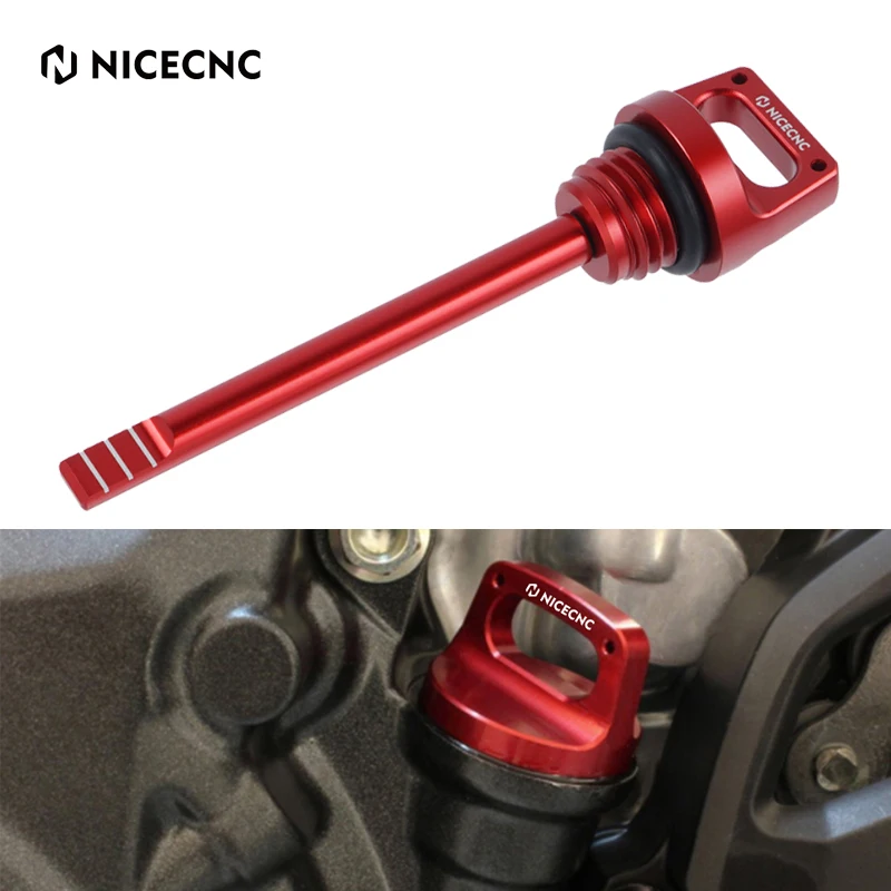 

For Honda CRF450R 2017-2022 Motorcycle Aluminum Oil Dipstick For Honda CRF450RX 2017-2020 CRF450RWE 2019-2020 CR 450R 450RX