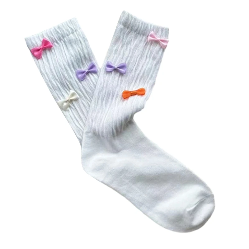 1 Pair Princess Style Dress Socks Girl Ruffled Socks Sweet Frilly Soft Socks Ankle Socks Cotton Socks Lolitas Socks