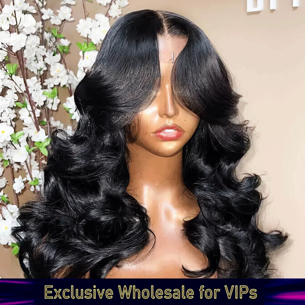 Black Pearl Body Wave Human Hair Wigs 13x6X1 Hd Lace Front Wigs For Black Women Pre Plucked Loose Wave Lace Front Wig