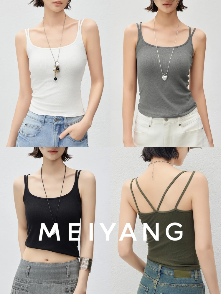 

Охлаждающий жилет MeiYang No Two Full Wrap Series, женский облегающий жилет с нагрудником, лето 2025, повседневная одежда ор-длины