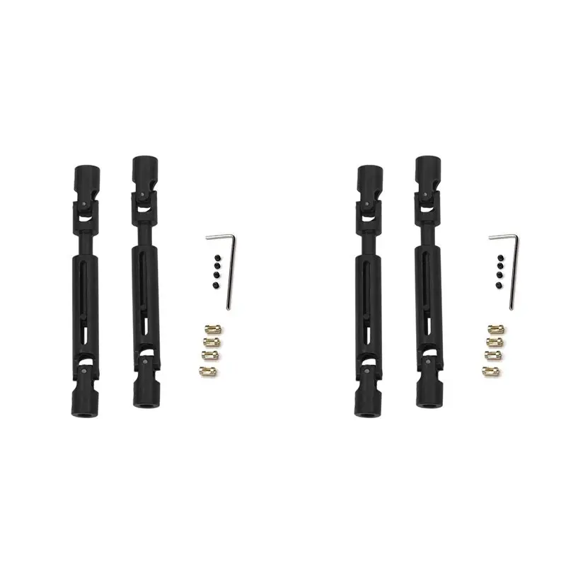 

AS96-4Pcs MN82 LC79 Металлический приводной вал CVD для радиоуправляемых моделей Mang Cow MN82 LC79, запчасти для тюнинга, аксессуары, черный