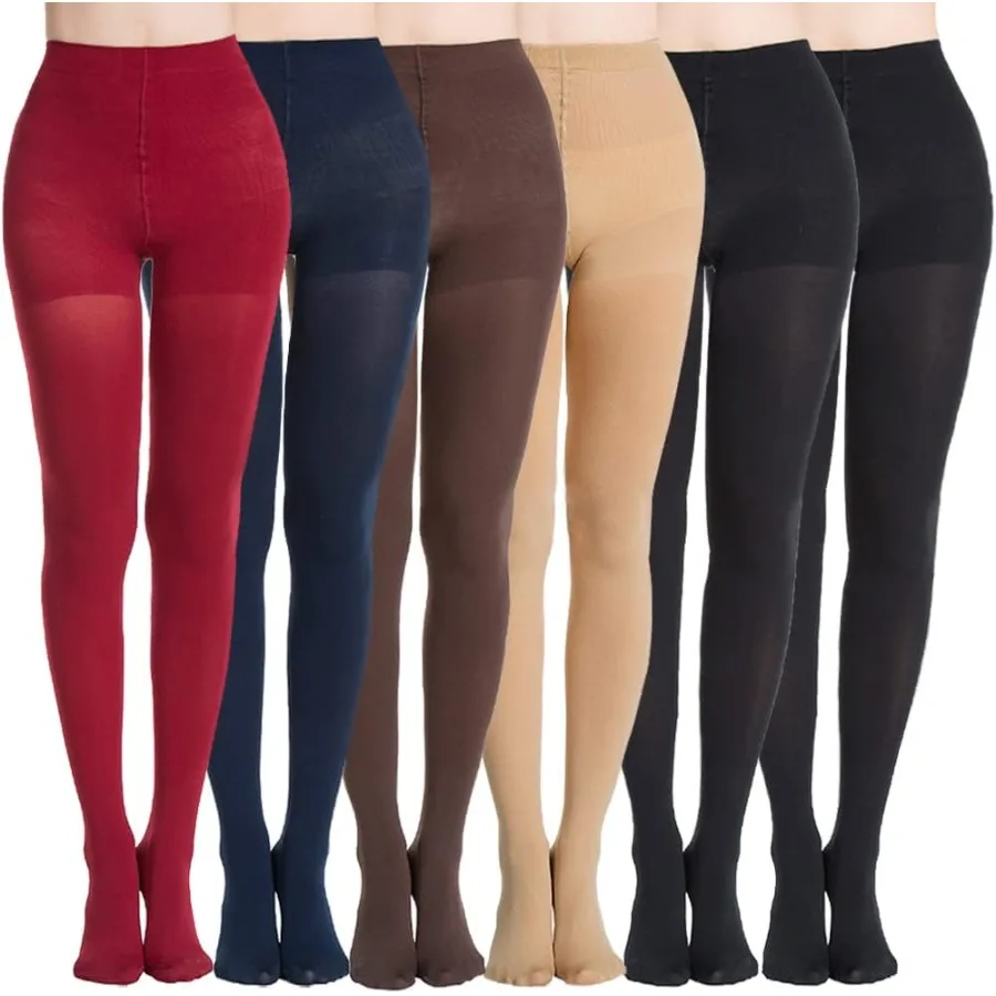 

Women's 26 Pairs Opaque Control Top Tights Comfort Stretch 70 Denier Pantyhose for Daily Wear Office Outfits and Formal E
