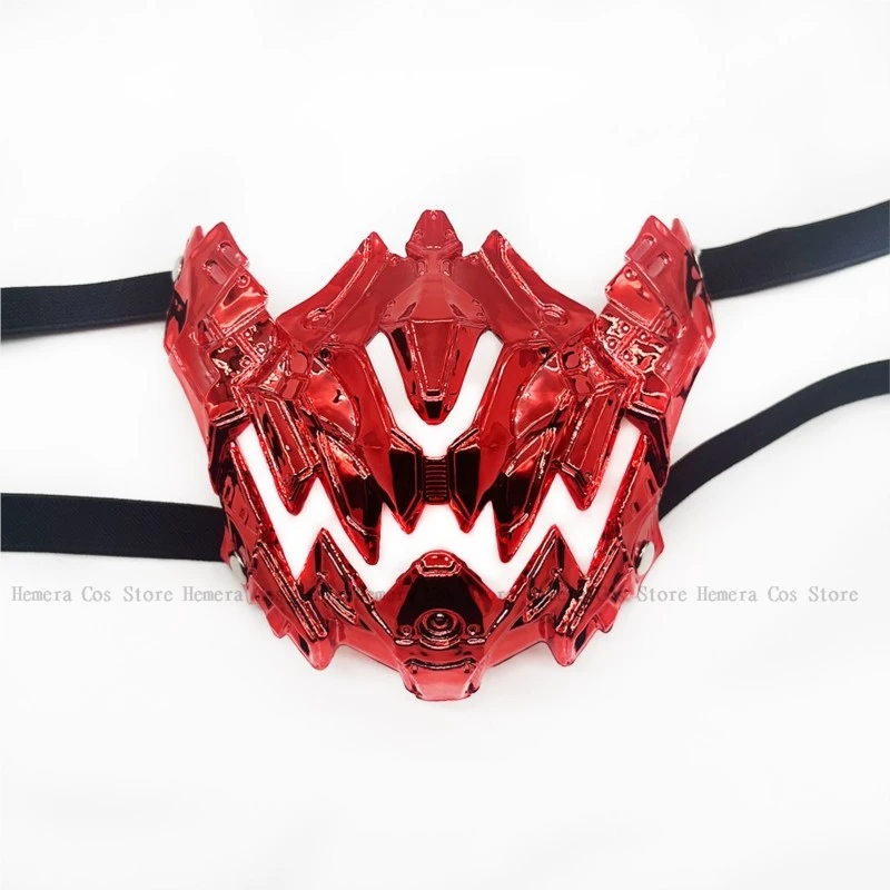 Anime Cyber Masquerade Mask – Punk Style Cosplay Prop for Music Festival & Club Party, Halloween Accessory