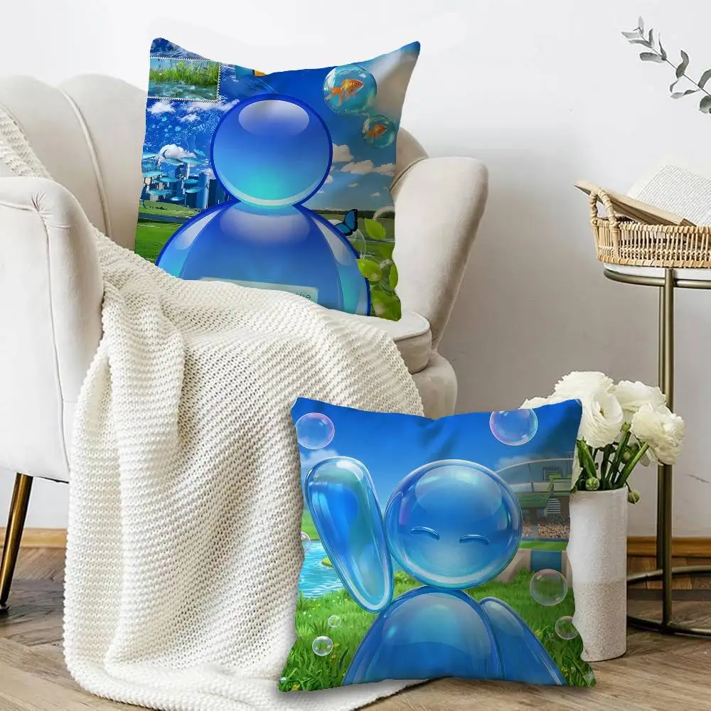 Frutiger Aero Art Thickened Cushion Cover Pillowcase Upholstery Sofa Throw Pillow Home Decor Pillowcas