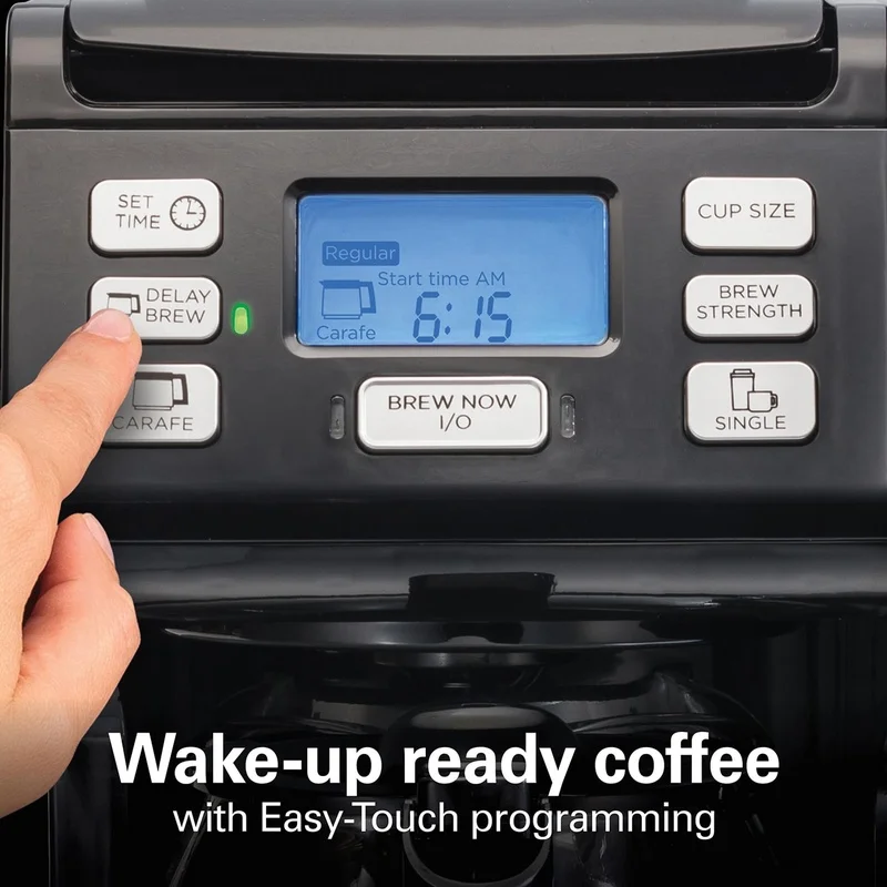 ماكينة تحضير القهوة FlexBrew Trio 3 طرق خدمة فردية 12 كوب إبريق تخمير سريع سهل اللمس برمجة إيقاف تلقائي قابل للإزالة